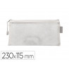 Pochette zip liderpapel multiusage format ticket 230x115mm fermeture eclair polyester transpirable