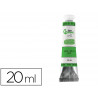 Peinture a l huile liderpapel tube en aluminium de 20 ml coloris vert emeraude