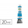 Peinture a l huile liderpapel tube en aluminium de 20 ml coloris bleu cyan