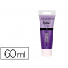 Peinture acrylique liderpapel tube en plastique de 60 ml coloris violet