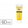 Peinture acrylique liderpapel tube en plastique de 60 ml coloris jaune