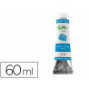 Peinture gouache tempera liderpapel tube en aluminium de 60 ml coloris bleu cyan