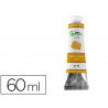 Peinture gouache tempera liderpapel tube en aluminium de 60 ml coloris ocre jaune