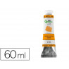 Peinture gouache tempera liderpapel tube en aluminium de 60 ml coloris jaune orange