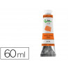 Peinture gouache tempera liderpapel tube en aluminium de 60 ml coloris orange