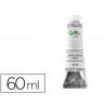 Peinture gouache tempera liderpapel tube en aluminium de 60 ml coloris blanc titane