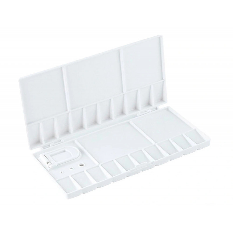 Palette de melange liderpapel en plastique pour peinture pliable 20x10x1,8 cm
