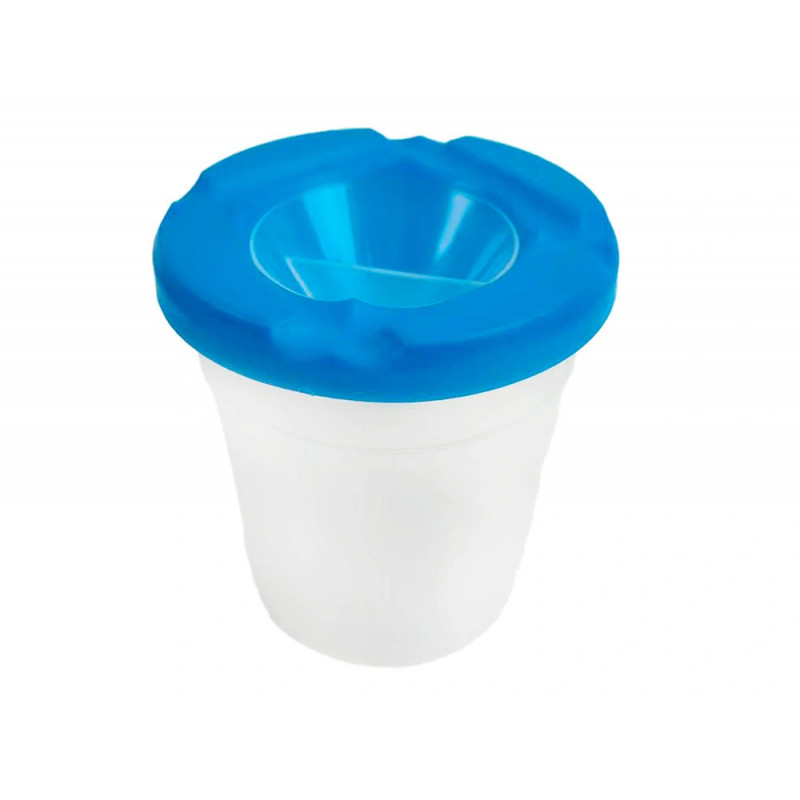 Verre rince pinceaux liderpapel en plastique 8x8,5 cm