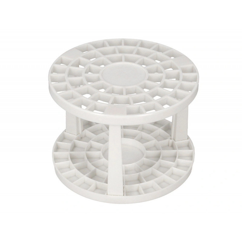 Support pour pinceaux liderpapel en plastique 46 trous 14,5x14,5x10 cm