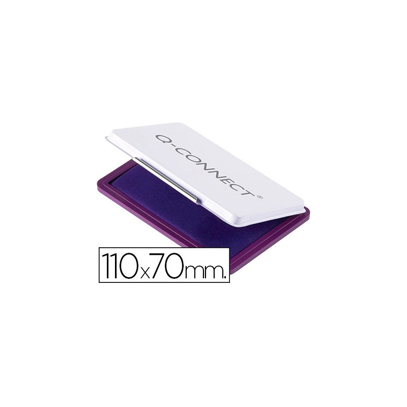 Recharge tampon q-connect économique nº2 110x70mm violet