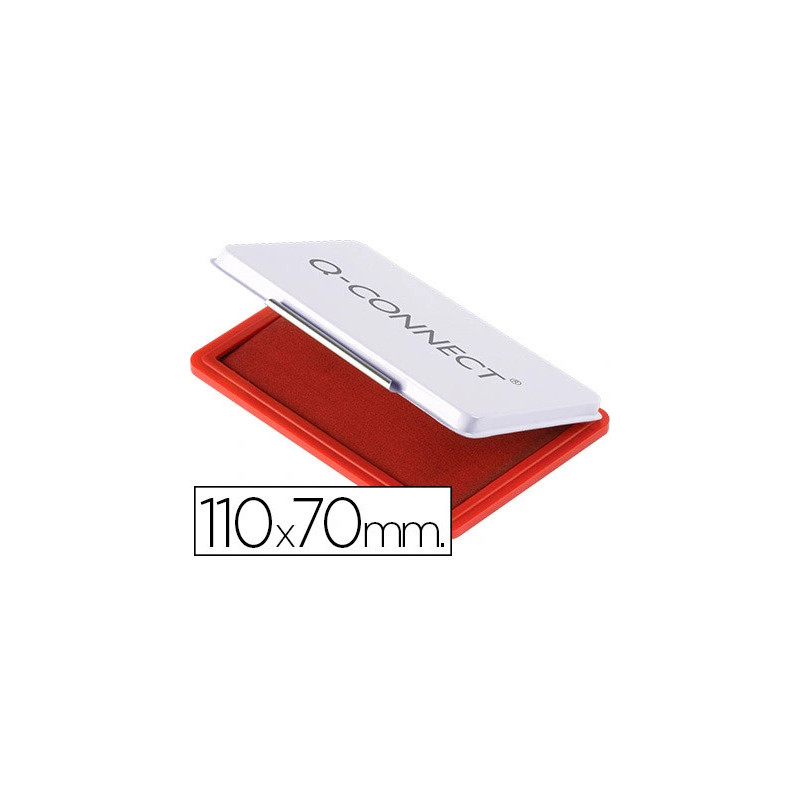 Recharge tampon q-connect économique nº2 110x70mm rouge