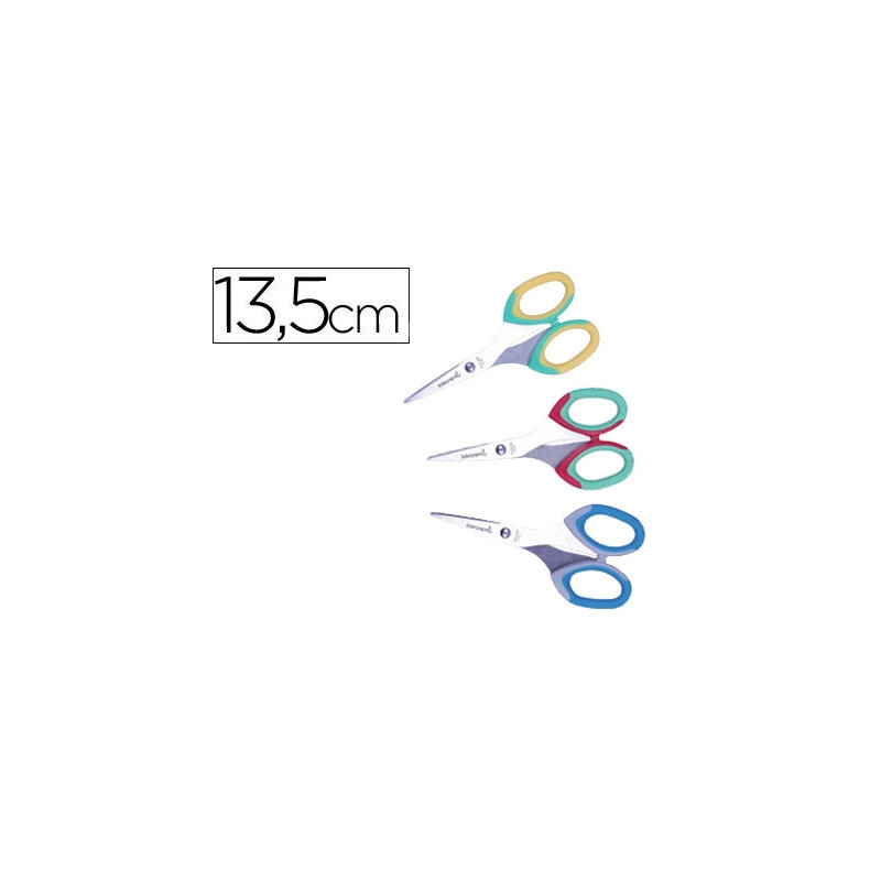 Ciseaux liderpapel toucher soft anneaux souples 135mm