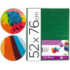 Papier de soie liderpapel 52x76cm 18g/m2 unicolore vert foncé sachet 25f