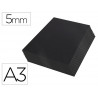 Carton entrecolle liderpapel a3 epaisseur 5mm unicolore noir