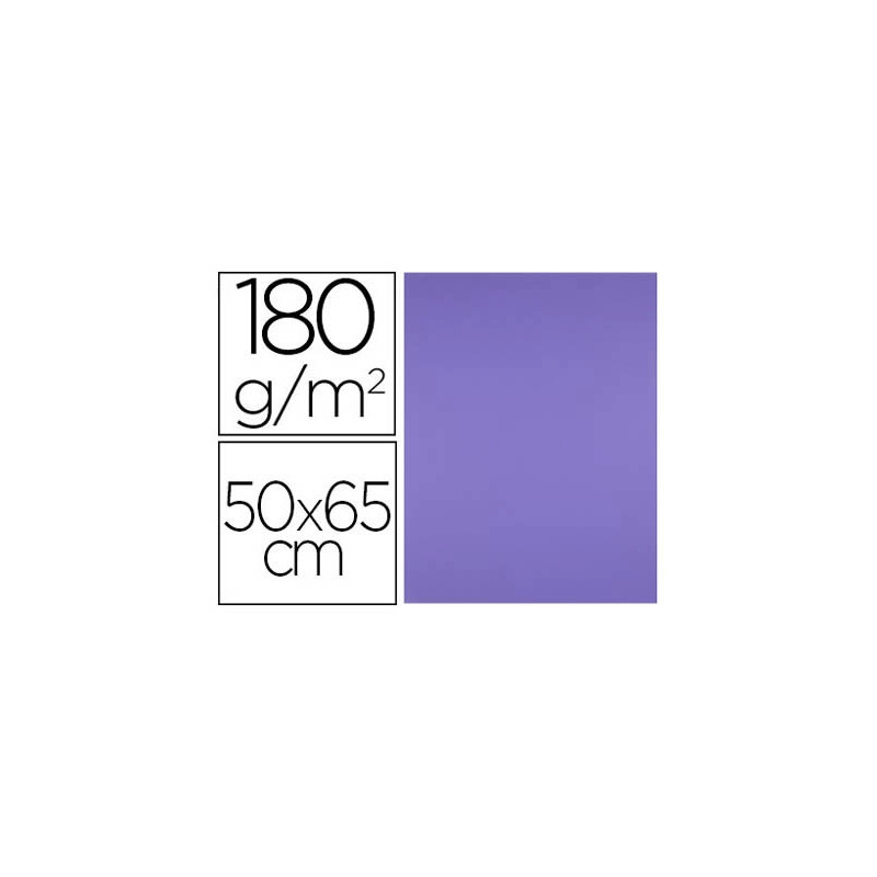 Papier cartonne liderpapel 50x65cm 180gr coloris pourpre