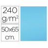 Papier cartonne liderpapel 50x65cm 240gr coloris bleu ciel paquet 25 feuilles