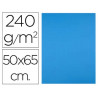 Papier cartonne liderpapel 50x65cm 240gr coloris turquoise paquet 25 feuilles
