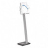 DURABLE Stand Infosign A4 portrait ou paysage sur pied - Hauteur max : 118 cm - Argent métallisé