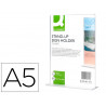 Porte-visuels q-connect 02 forme t 2 faces plexiglas format a5 cartes menu restaurants feuillets informatifs