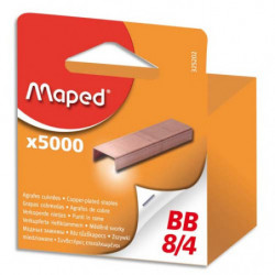 MAPED Boîte de 5000 agrafes 8/4 en blister 325202-8