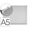 Pochette enveloppe liderpapel polypropylène 180 microns a5 210x148mm fermeture éclair transparent incolore