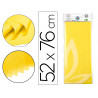 Papier de soie liderpapel 52x76cm 18g/m2 unicolore jaune sachet 5f