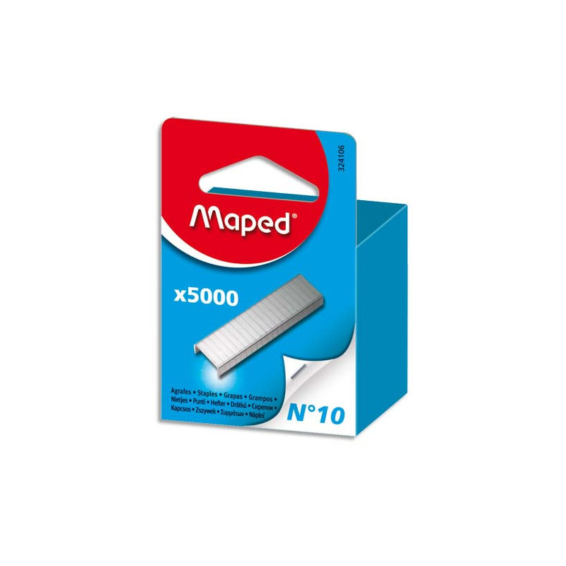 MAPED Boîte de 5000 agrafes N°10 324106-0