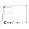 Tableau q-connect laqué magnétique cadre aluminium idéal collèges bureaux inclus accessoires fixation mur 90x60cm