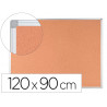 Tableau liège q-connect mural cadre aluminium résistance humidité accessoires fixation mur 1mm épaisseur 120x90cm