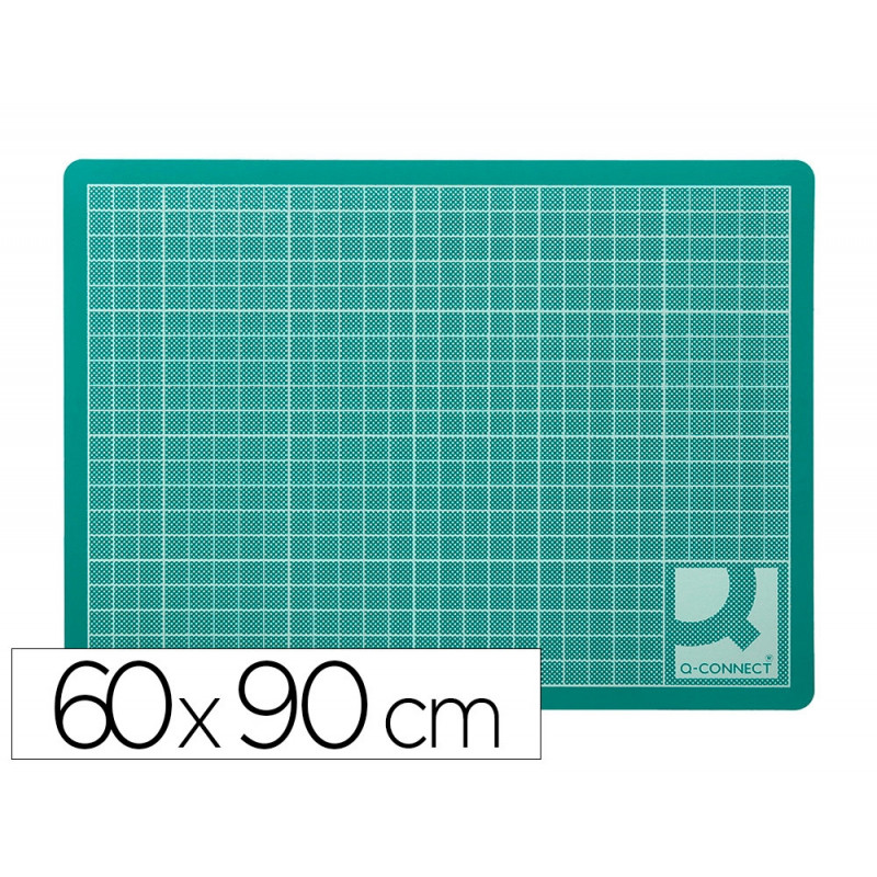 Plaque coupe q-connect pvc épaisseur 3mm 600x900mm a1 coloris vert