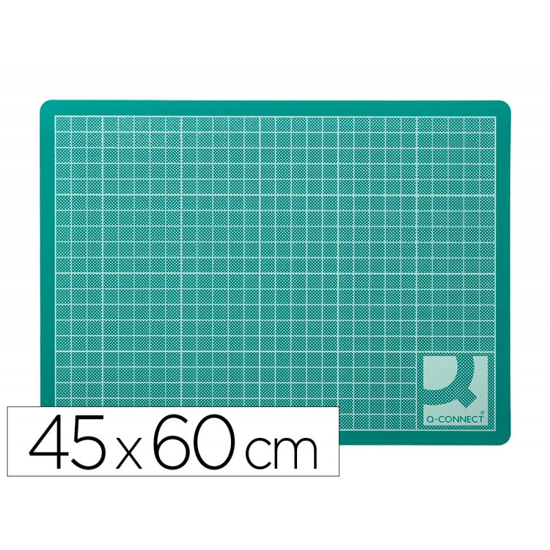 Plaque coupe q-connect pvc épaisseur 3mm 450x600mm a2 coloris vert