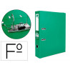 Classeur levier liderpapel documenta a4+ carton remborde dos 75mm rado metallique coloris vert