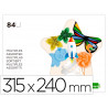 Papier créatif liderpapel a4+ 240x315mm assortiment divers papiers bloc 84f