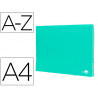 Trieur liderpapel polypro a4 210x297mm 700 microns 13 compartiments fermeture elastique coloris vert pomme opaque