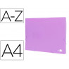 Trieur liderpapel polypro a4 210x297mm 700 microns 13 compartiments fermeture elastique coloris lavande opaque
