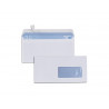 Enveloppes blanches dl 80g f45adhesives pefc eco 110x220mm boite de 500 unites