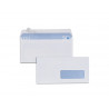 Enveloppes blanches dl 80g f35adhesives pefc eco 110x220mm boite de 500 unites
