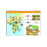 Puzzle interdacta animaux du monde 100 pcs 61x35cm + 1 livret + 1 poster