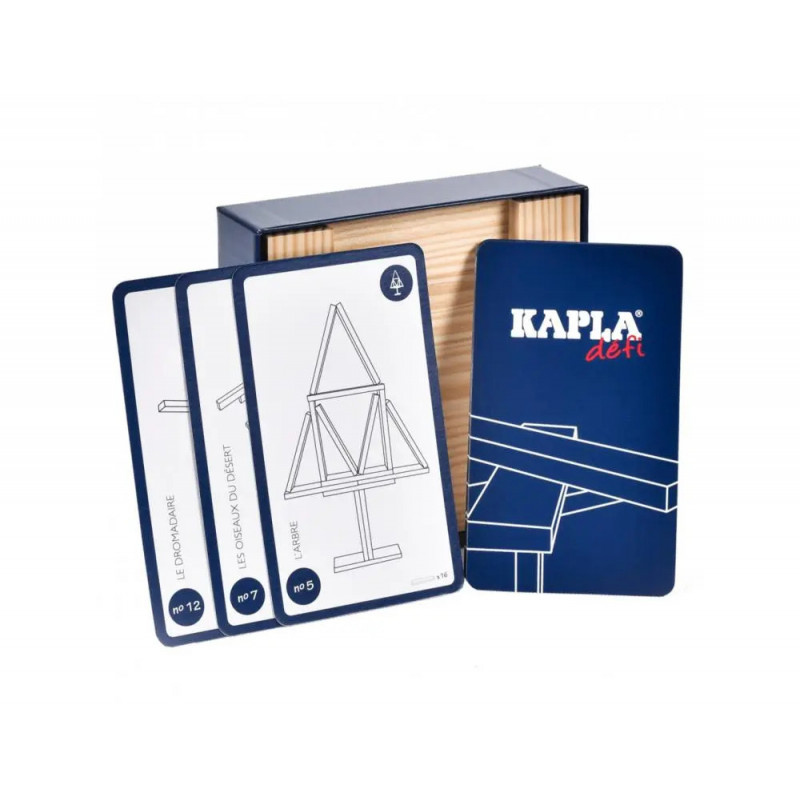 Jeu kapla defi boite 12 cartes et 16 planchettes