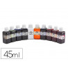 Encre pebeo colorex aquarelle forte concentration vivacite coloris assortis boite 10 flacons 45ml