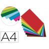Papier a dessin teinte folia din a4 130g 10 coloris assortis paquet 100 unites