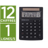Calculatrice maul bureau eco 650 12 chiffres ecran 1 ligne 3 touches memoires touche pourcentage racines coloris noir