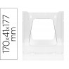 Porte-visuels q-connect mural plexiglas transparent format a5 170x41x177 mm