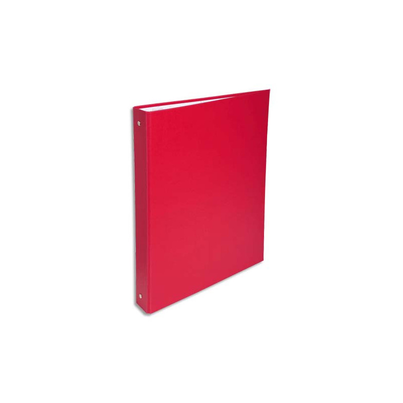 EXACOMPTA Classeur 4 anneaux de 30 mm, en polypropylène, dos de 4 cm, Rouge