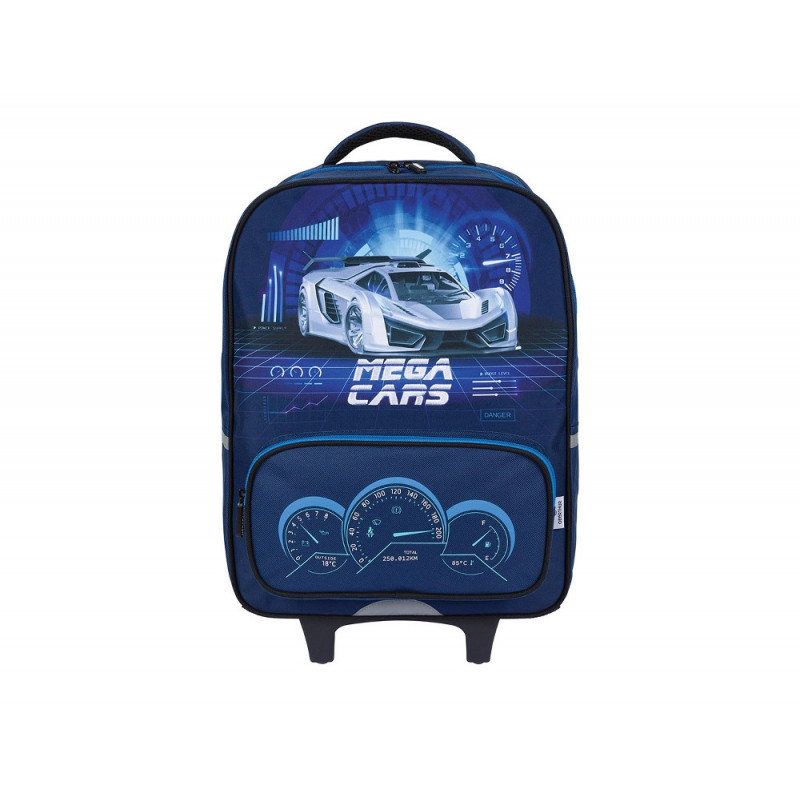 Sac trolley oberthur 32x18x48 cm megacars modeles assortis