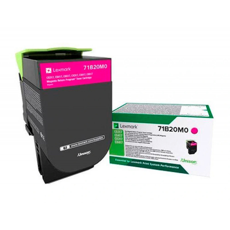 Toner lexmark cs317dn / cd417dn / cx317dn / xs417de magenta 2.300 pag