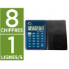 Calculatrice easy lb office a rabat format compact 8 chiffres arret automatique coloris assortis