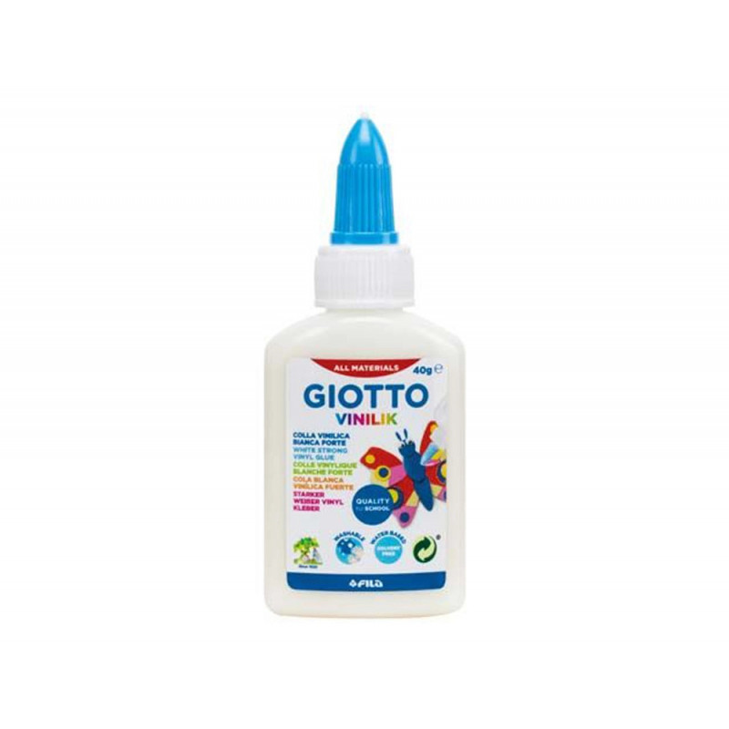 Colle vinilik blanche forte giotto sans solvant usage multi supports flacon 40g