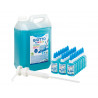 Classpack colle bleue giotto sans solvant lavable usage papier et carton 24 flacons 37ml 1 bidon 5kg et 1 pompe
