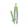 Compas wonday fibre canon 360 star plastique 135mm bicolore